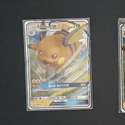 Pokemon TCG Raichu GX SM Black Star Promo SM213 Holo Promo - Image 1