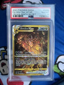POKEMON Giratina Vstar GG69/GG70 Secret Rare 2023 Crown Zenith PSA GEM MINT 10 - Image 1