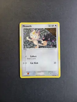 Meowth 69/112 Pokemon TCG FireRed & LeafGreen Reverse Holo Uncommon LP - Image 2