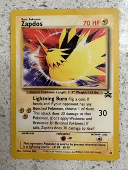 Pokemon 2000 Promo ZAPDOS #23 Factory Sealed New - Image 3