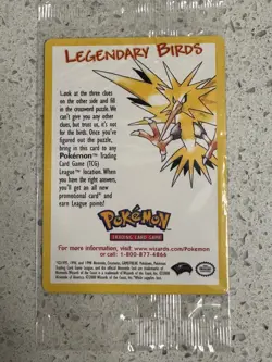 Pokemon 2000 Promo ZAPDOS #23 Factory Sealed New - Image 5