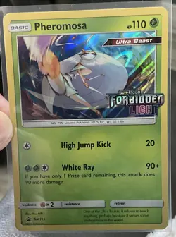 Pokemon PHEROMOSA SM115 (Stamped Prerelease Promo) Forbidden Light NM/Near Mint - Image 1