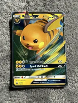 Pokemon TCG - Raichu GX SM213 Black Star Promo - Ultra Rare - NM - Image 1