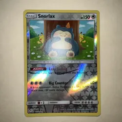 Pokemon TCG Cards Snorlax 158/214 Unbroken Bonds Reverse Holo Rare NM - Image 1