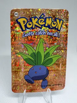 Oddish #43 - Vintage Vending Machine Prism Sticker 2000 - Pokemon Card - Image 1