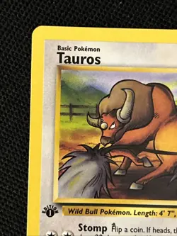 Pokemon Tauros 47/64 (1st Edition) Jungle *Near Mint* Never Played Card - Image 3