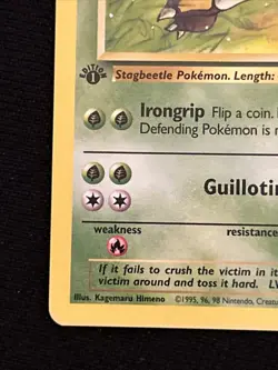Pokemon Pinsir 25/64 (1st Edition) Jungle *Near Mint* Never Played Card - Image 2