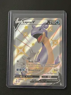 Pokemon TCG Shining Fates Shiny Vault Lapras v SV110/SV122 Holo Rare Card - Image 3