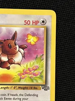 Pokemon Eevee 51/64 (1st Edition) *Near Mint* Jungle ‘Never Played Card’ - Image 4