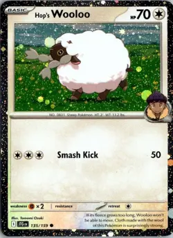 Hop's Wooloo - (Cosmos Holo) - 135/159 - Miscellaneous Cards & Products - Commo - Image 1