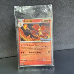 Delphox 013/086 Stamped Promo SEALED Chaos Rising Pokemon Card! - Image 1