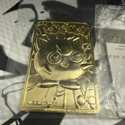23k Gold Plated Jiggly Puff Card - Image 2