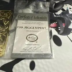 23k Gold Plated Jiggly Puff Card - Image 3