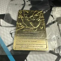 23k Gold Plated Jiggly Puff Card - Image 4