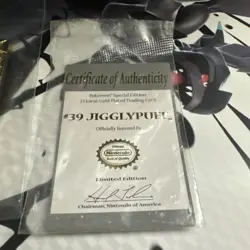 23k Gold Plated Jiggly Puff Card - Image 5