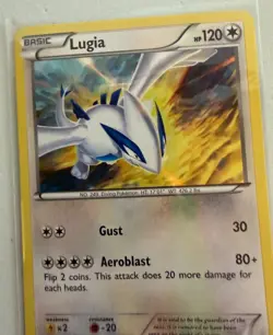 Pokemon Lugia XY156 Black Star Promo Holo Rare Legendary Card Near Mint - Image 2