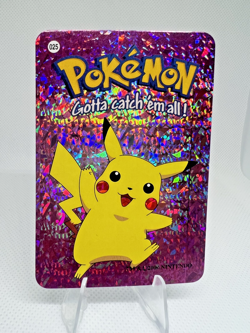 Pikachu #25 - Vintage Vending Machine Prism Sticker 2000 - Pokemon Card - Image 1