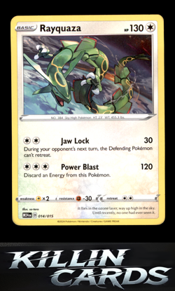 Rayquaza 014/015 Pokemon Promo McDonald's Promos 2024 Card NM - Image 1