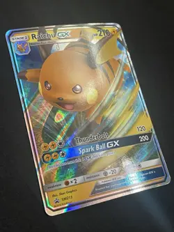 Pokemon TCG Raichu GX SM213 (NM) - Image 2