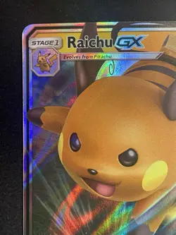 Pokemon TCG Raichu GX SM213 (NM) - Image 3