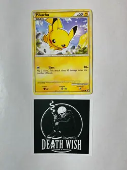 Pikachu 61/90 Pokemon Card Undaunted - Image 1