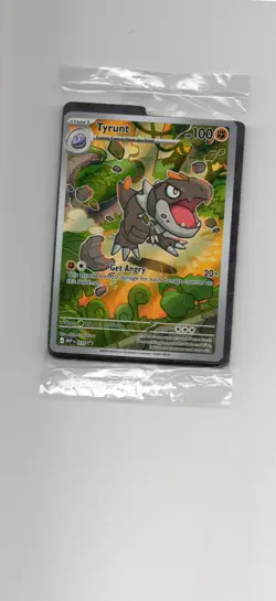 Tyrunt 070 Mega Evolution Promo Full Art Black Star Promo Pokemon Card Sealed - Image 1
