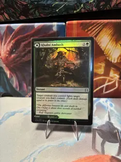 Magic the Gathering Khalni Ambush Khalni Territory Card, Zendikar Rising Foil - Image 1