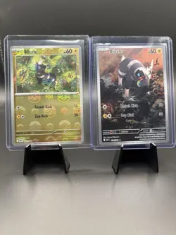 Blitzle 114/086 Sv: IR And Pokeball Pattern Lot 2 Cards - Image 1