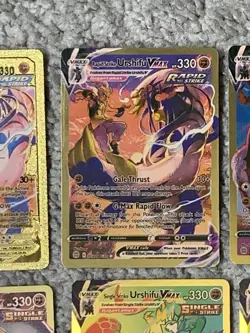 Set 10 Urshifu VMax #088/163 Battle Styles Holo+9 Bonus Gold Foil Fan Art Cards! - Image 5