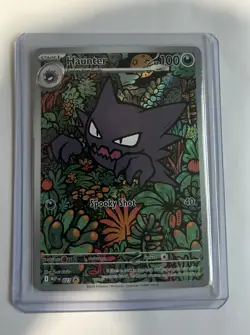 Haunter 027 Black Star Promo 2025 IR Holo Rare Pokemon Card TCG - Image 1