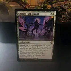 Wizards of the Coast MTG TMNT Endless Foot Assault Enchantment White G008 EN - Image 1