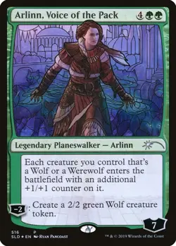 Arlinn, Voice of the Pack (Stained Glass) *FOIL* - Secret Lair Drop Series - 516 - Image 1