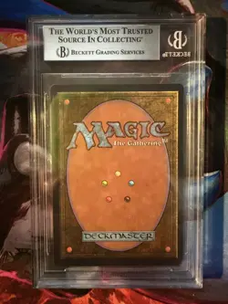 1993 Arabian Nights Magnetic Mountain BGS 9 Mint MTG Magic the Gathering - Image 1