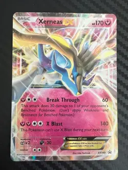 Pokemon TCG Xerneas EX XY Black Star Promo XY149 MP/HP - Image 1