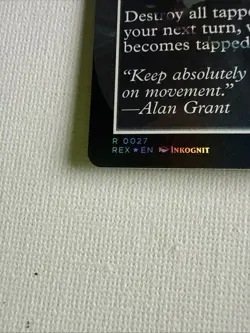 MTG Don't Move (Borderless) Emblem SURG Foil Jurassic World Lost Caverns Ixalan - Image 3