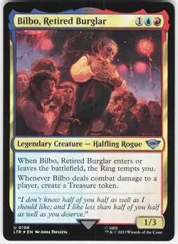 Bilbo, Retired Burglar 196 Universes Beyond: The Lord of the Rings: Foil NM - Image 1