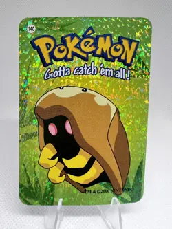 Kabuto #140 - Vintage Vending Machine Prism Sticker 2000 - Pokemon Card - Image 1