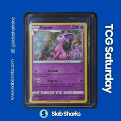 20212 POKEMON SWSH BLACK STAR PROMO FUSION STRIKE 3-PACK BLISTER #SWSH174 ESPEON - Image 1