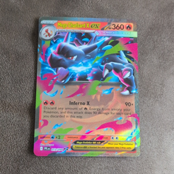 Mega Charizard X Ex 013/094 Me02: Phantasmal Flames Mega EX Holo (EN) - Image 1