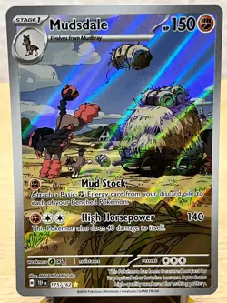 Temporal Forces Mudsdale 175/162 Illustration Rare Pokemon NM/M - Image 1