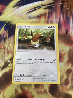 Eevee 105/156 SM Ultra Prism Pokemon Lp - Image 1