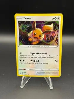 Eevee SWSH118 Holo Promo Sword & Shield Promo Pokemon Moderately Played - Image 1