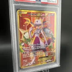 Mewtwo EX 164/162 Full Art Pokemon XY Breakthrough #164 NM-MT PSA 8 Secret Rare - Image 2