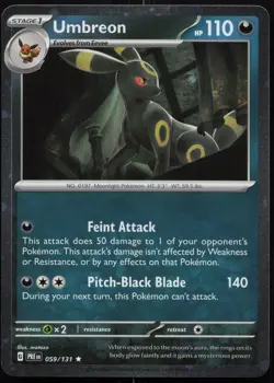 Umbreon 059/131 Holo Rare Miscellaneous Cards & Products cosmos Holo Near Mint - Image 1