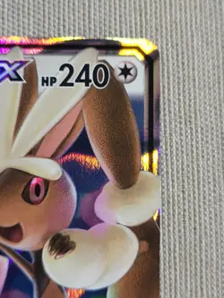 Mega Lopunny & Jigglypuff GX 165/236 SM Cosmic Eclipse Tag Team Holo Pokemon TCG - Image 4