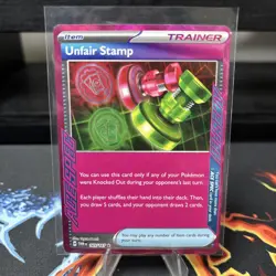 Pokemon TCG Unfair Stamp Scarlet & Violet-Twilight Masquerade 165/167 Holo... - Image 1