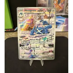 Pokemon Metagross Full Art Illustration Rare Holo 178/162 SV05 180 HP - Image 1