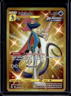 2021 Pokemon SWSH Evolving Skies Inteleon #227/203 - Image 1