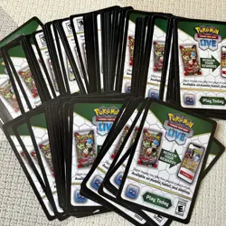 300x Mixed Pokemon TCG Live Redeem Codes - Electronic Delivery See Description - Image 1