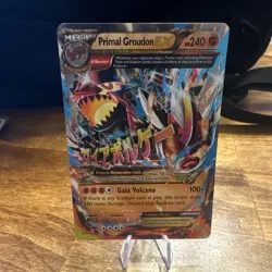 Pokemon TCG XY Primal Clash #86/160 Primal Groudon EX Full Art Ultra Rare Holo - Image 1